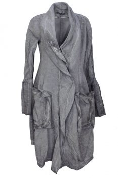 Rundholz Coal Cloud Shawl Collared Coat