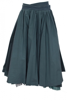 Rundholz Tulip Layered Wrap Around Skirt