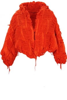 Rundholz Mandarine Overdyed thread detailed Open Jacket