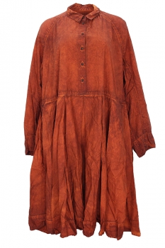 Rundholz Crab Cloud Overdyed, collared Dress