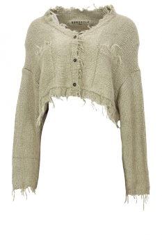 Rundholz Linen Knitted Silk Cardigan