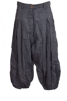 Rundholz Sky Paper Baggy, pinstripe, pleated Trousers