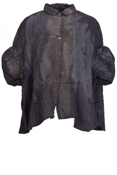 Rundholz Sky Storm Wide Short sleeved box pleat Blouse