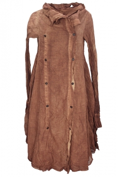 Rundholz Henna Cloud Double-Breasted Coat Dress
