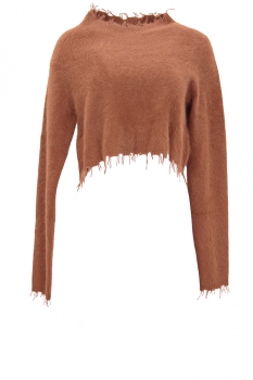 Rundholz Terracotta Knitted short pullover