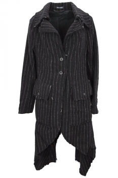 Rundholz Black Stripe Chalk Stripe 2 button Coat