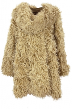 Rundholz Clay Cloud Hooded Faux-Fur Coat