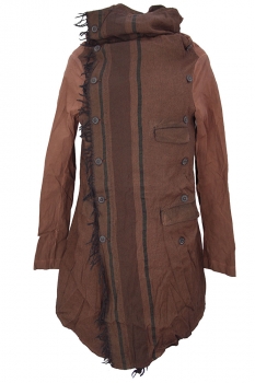 Rundholz Henna Cloud Overdyed mixed fabric Coat