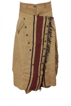 Rundholz Dakar Cloud Wide legged Trousers with front skirting panels