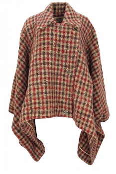 Uma Wang Mustard Red Check Check Kew Jacket