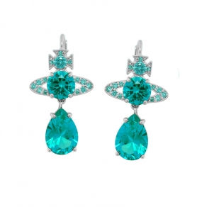 Vivienne Westwood Jewellery Platinum Earrings