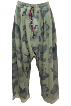 Vivienne Westwood Green Dyed Figurine Print Balloon Sweat Pant