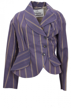 Vivienne Westwood Dusk Cotton Stripe Cotton Stormy Jacket