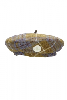 Vivienne Westwood Harris Tweed Tartan Beret HT